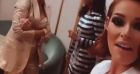 Sylvie Tellier danse sur "Ne reviens pas" de Gradur et Heuss L'Enfoiré", lors d'un shooting avec plusieurs Miss France.