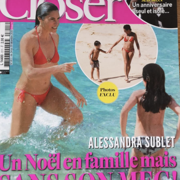 Magazine "Closer", en kiosques le 24 décembre 2020.