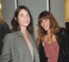 Lou Doillon et Charlotte Gainsbourg, Inauguration de la galerie cinema de Anne Dominique Toussaint et vernissage de l'exposition " Point of View " de Kate Barry 