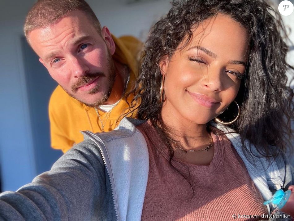 M. Pokora et Christina Milian au printemps dernier, quelques mois après la naissance de leur fils Isaiah.