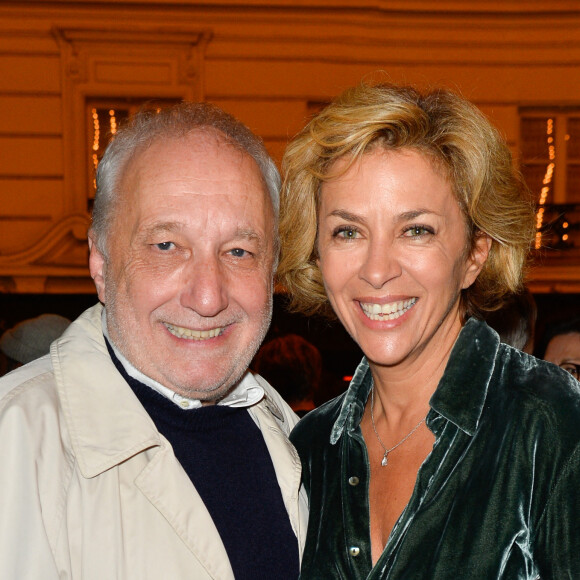 François Berléand et Corinne Touzet - Générale de la pièce "Ramsès II" au théâtre des Bouffes-Parisiens à Paris le 23 octobre 2017. © Coadic Guirec/Bestimage