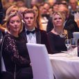 Sabine Kehm, Mick Schumacher et sa mère Corinna Schumacher - Soirée de gala du bal allemand de la presse sportive à Francfort en Allemagne le 9 novembre 2019.
