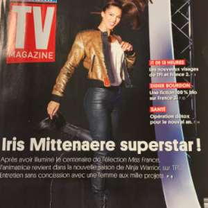 Iris Mittenaere en couverture du "Parisien TV Magazine". Le 31 décembre 2020.