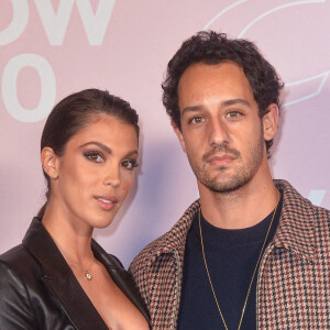 Iris Mittenaere et Diego El Glaoui - Photocall du défilé Etam Live Show 2020 à Paris le 29 septembre 2020. © Pool Agence Bestimage 