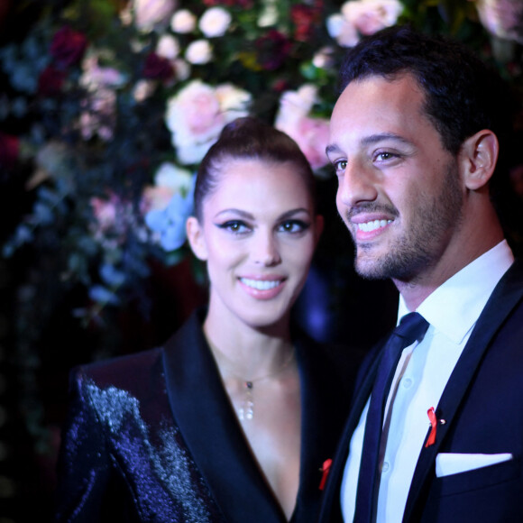 Iris Mittenaere (Miss France et Miss Univers 2016) et son compagnon Diego El Glaoui lors de la soirée de gala de la 18ème édition du "Dîner de la mode du Sidaction" au Pavillon Cambon Capucines - Potel et Chabot à Paris, France, le 23 janvier 2020. © Rachid Bellak/Bestimage 