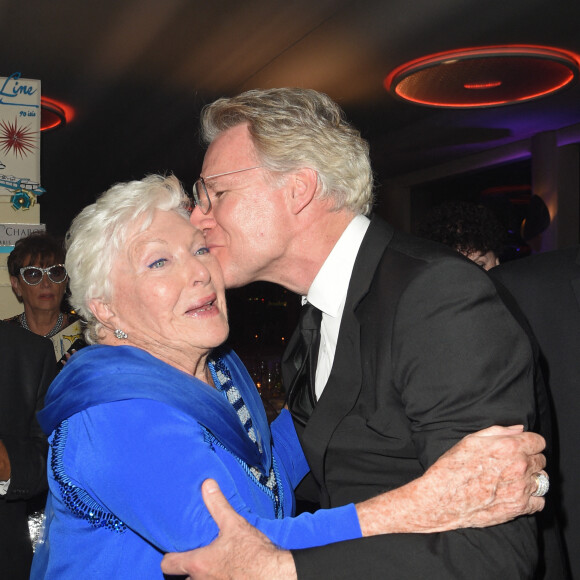 Line Renaud et Olivier Royant - Soirée du 90ème anniversaire de Line Renaud sur le Bateau Potel et Chabot "Pavillon Seine" à Paris le 2 juillet 2018. © Coadic Guirec/Bestimage