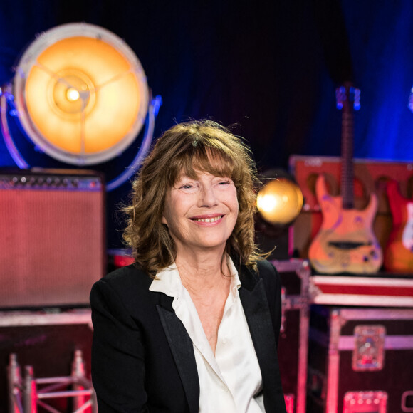 Exclusif - Jane Birkin - Backstage de l'enregistrement de l'émission "300 Choeurs chantent pour les Fêtes", qui sera diffusée le 24 décembre sur France 3, à Paris. Le 14 septembre 2020 © Tiziano Da Silva / Bestimage