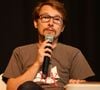 Lorant Deutsch a rencontré les élèves niçois de 4eme et 3eme du collège Don Bosco dans le cadre de l'opération "Théâtre pour Tous" à Nice, le 4 octobre 2019. © Bruno Bébert/Bestimage