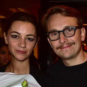 Marie-Julie Baup et son mari Lorant Deutsch - Première de la pièce "Irma la douce" au Théâtre de la Porte-Saint-Martin à Paris le 15 septembre 2015.