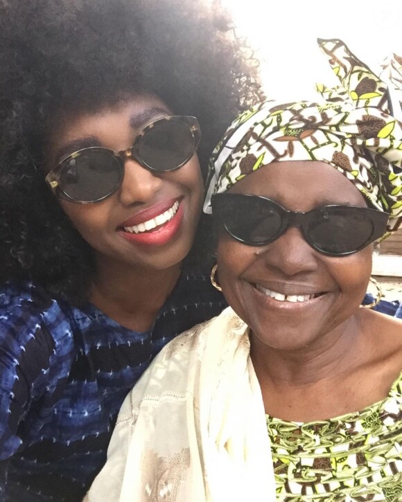 Inna Modja et sa mère sur Instagram, le 7 janvier 2021.