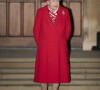 La reine Elisabeth II d'Angleterre - La famille royale se réunit devant le chateau de Windsor pour remercier les membres de l'Armée du Salut et tous les bénévoles qui apportent leur soutien pendant l'épidémie de coronavirus (COVID-19) et à Noël le 8 décembre 2020.