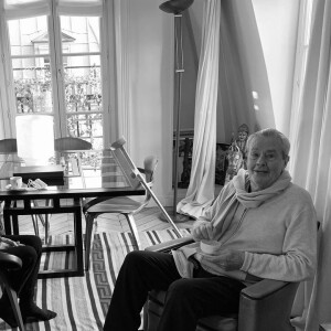 Alain Delon et son ex-femme Nathalie sur Instagram, le 11 janvier 2021.