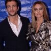 Exclusif - Caroline Receveur et son compagnon Hugo Philip - Les célébrités assistent au dîner de gala de l'association "Make a wish" au Pavillon Potel et Chabot à Paris. © Rachid Bellak / Bestimage