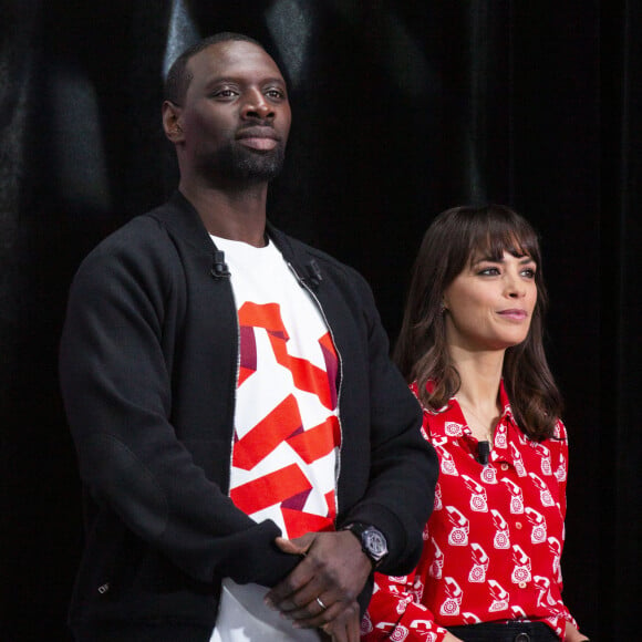 Exclusif - Omar Sy et Bérénice Béjo - Enregistrement de l'émission "Clique" présentée par M. Achour sur Canal Plus, le 11 février 2020. © Jack Tribeca/Bestimage