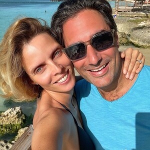 Sylvie Tellier et son mari Laurent sur Instagram.