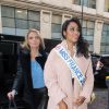 Exclusif - Sylvie Tellier et Clémence Botino, Miss France 2020 se rendent à la boutique de service de location de tenues de soirée Une Robe Un Soir à Paris. Le 16 décembre 2019.