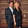 Sylvie Tellier (enceinte) et son mari Laurent - Soirée "VIP Party" Magnum lors du 71e Festival International du Film de Cannes. Le 10 mai 2018. © Veeren/Bestimage