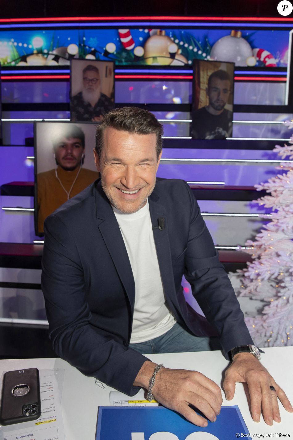 Exclusif - Benjamin Castaldi - Enregistrement de l'émission "Touche Pas à Mon Poste (TPMP)", présentée par C.Hanouna et diffusée sur C8 le 2 décembre 2020 © Jack Tribeca / Bestimage