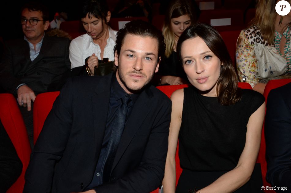 Gaspard Ulliel et sa compagne Gaëlle Pietri - Salle - La 20ème cérémonie des Prix Lumières à l'espace Pierre Cardin à Paris, le 2 février 2015.