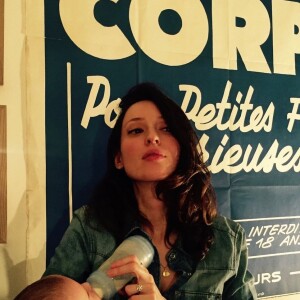 Gaëlle Pietro et son fils Orso, né de ses amours avec Gaspard Ulliel, sur Instagram en juin 2020.