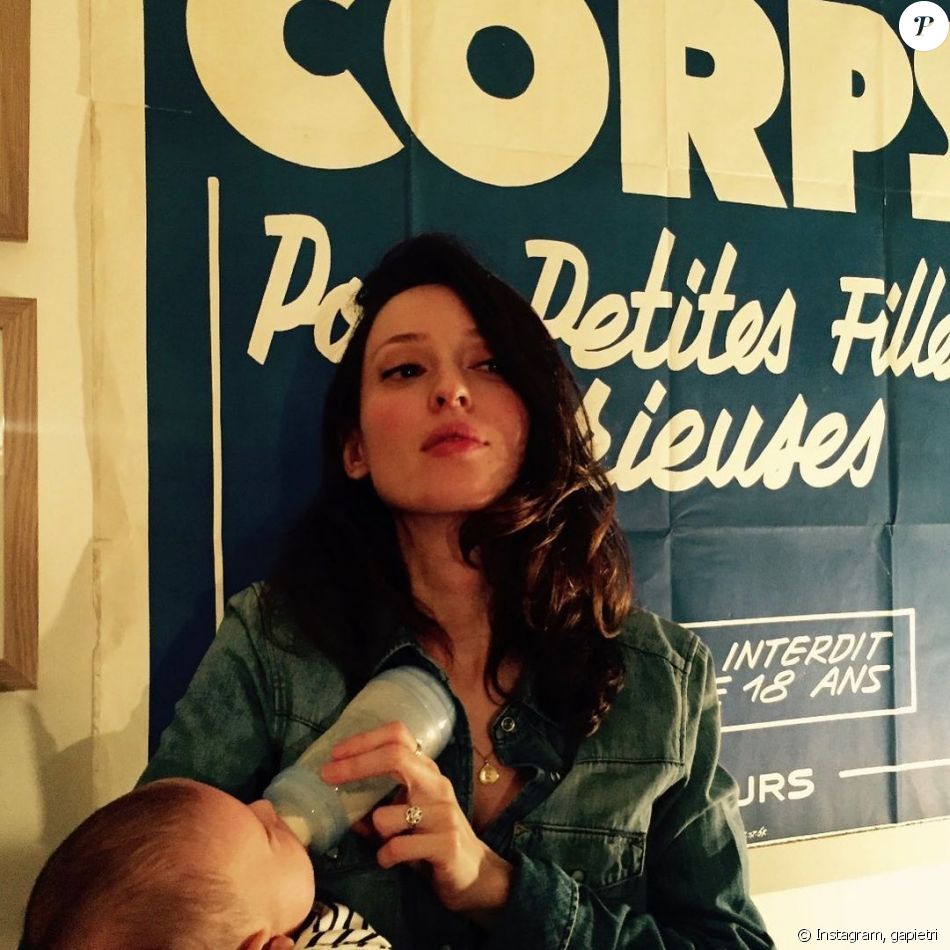 Gaëlle Pietro et son fils Orso, né de ses amours avec Gaspard Ulliel, sur Instagram en juin 2020.