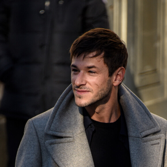 Gaspard Ulliel - Sorties du défilé de mode Haute-Couture printemps-été 2020 "Chanel" au Grand Palais à Paris. Le 21 janvier 2020 © Federico Pestellini / Panoramic / Bestimage