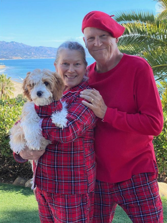 Jeff Bridges et son épouse Susan Geston. Décembre 2020.