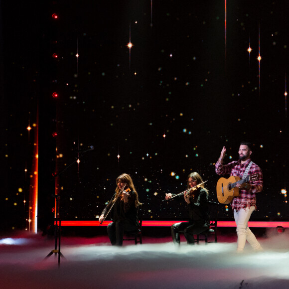 Exclusif - Kendji Girac - Enregistrement de l'émission "La Lettre", présentée par S.Davant, qui sera diffusée le 16 janvier 2021 sur France 2. Le 16 octobre 2020 © Cyril Moreau / Bestimage