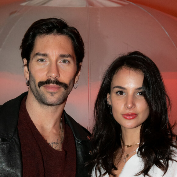 Exclusif - Jade Leboeuf et son mari Stéphane Rodrigues lors de l'inauguration de l'hôtel de Berri à Paris le 28 novembre 2018. © Romuald Meigneux / Bestimage