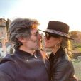 Laeticia Hallyday et Jalil Lespert lors de leur week-end en amoureux à Rome, octobre 2020.