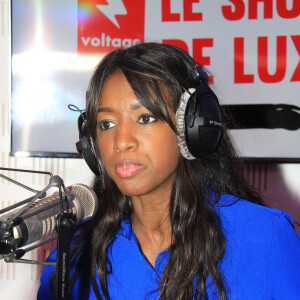 Exclusif - Hapsatou Sy - Enregistrement de l'émission "Le Show de Luxe" sur la Radio Voltage à Paris. Le 21 février 2019 © Philippe Baldini / Bestimage