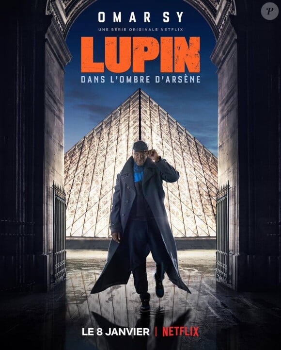 Omar Sy dans la série "Lupin" sur Netflix, janvier 2021.