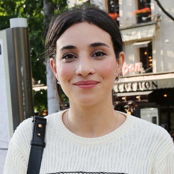 Exclusif - Camelia Jordana à son arrivée à la première du film "La nuit venue" aux Halles à Paris. Le 2 juillet 2020.