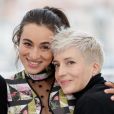 Camélia Jordana, Jeanne Added au photocall du film "Haut les filles" (cinéma de la plage) lors du 72e Festival International du film de Cannes. Le 21 mai 2019. © Jacovides-Moreau / Bestimage