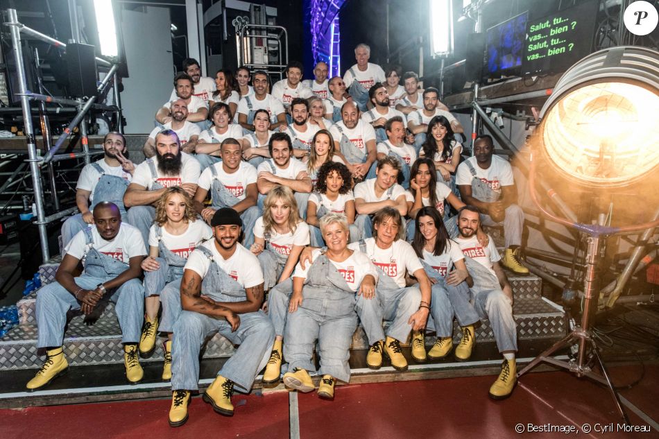 Studio du spectacle des Enfoirés à Bordeaux le 28 janvier 2019. © Cyril Moreau/Bestimage