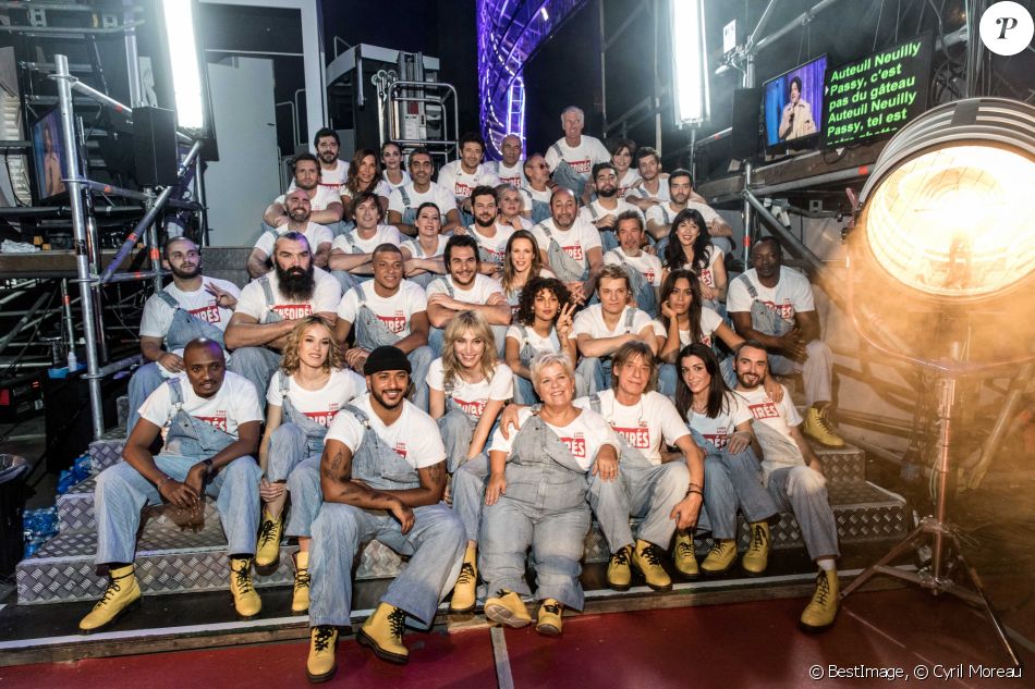 Studio du spectacle des Enfoirés à Bordeaux le 28 janvier 2019. © Cyril Moreau/Bestimage