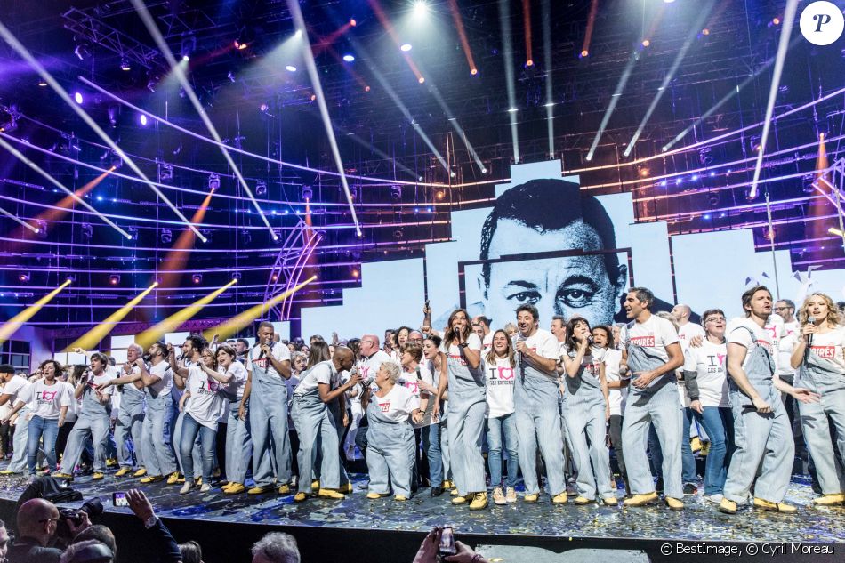 Spectacle des Enfoirés à Bordeaux le 28 janvier 2019. © Cyril Moreau/Bestimage