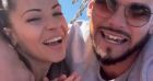 Rayane Bensetti à Marrakech avec Denista Ikonomova, pour son anniversaire. Le 18 janvier 2021.