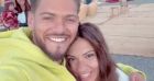 Rayane Bensetti à Marrakech avec Denista Ikonomova, pour son anniversaire. Le 18 janvier 2021.