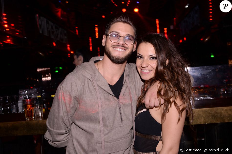 Rayane Bensetti et sa compagne Denitsa Ikonomova - After-party de la finale de l'émission "Danse avec les Stars" (DALS) au VIP ROOM à Paris le 23 Novembre 2019. © Rachid Bellak / Bestimage