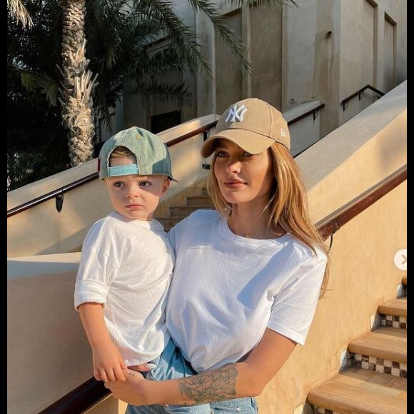 Caroline Receveur et son fils Marlon sur Instagram, janvier 2021