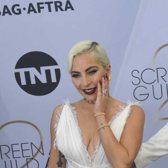 Lady Gaga et Ricky Martin - 25e cérémonie annuelle des Screen Actors Guild Awards au Shrine Audritorium à Los Angeles, le 27 janvier 2019. © Kevin Sullivan / Zuma Press / Bestimage
