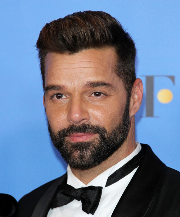 Ricky Martin lors de la press room de la 76e cérémonie annuelle des Golden Globe Awards au Beverly Hilton Hotel à Los Angeles,.