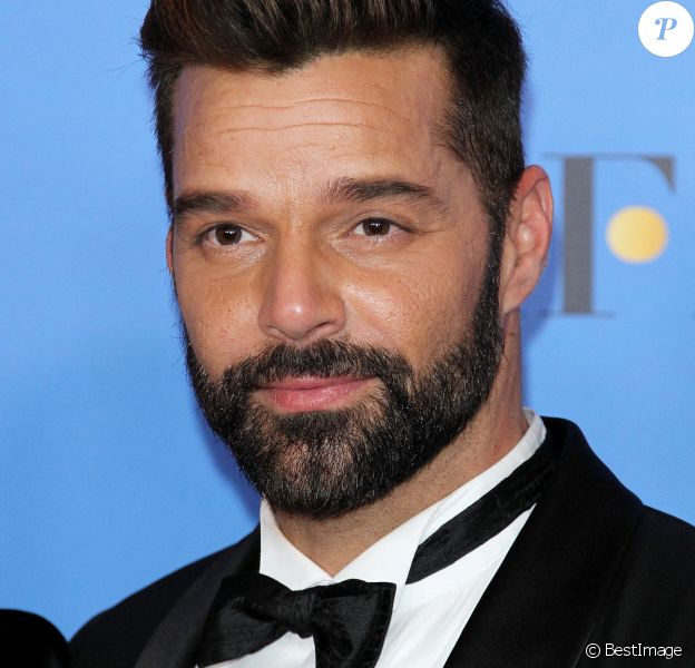 Ricky Martin lors de la press room de la 76e cérémonie annuelle des Golden Globe Awards au Beverly Hilton Hotel à Los Angeles,.