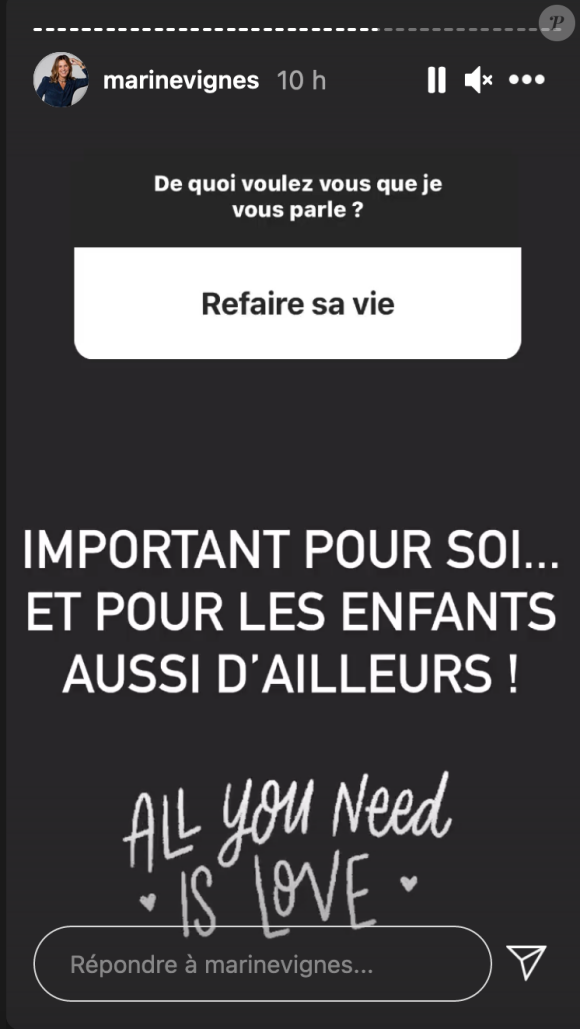 Marine Vignes, l'ex de Nagui, évoque la garde partagée après une rupture sur Instagram - 19 janvier 2021