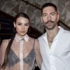 Jade Leboeuf (la fille de l'ex-footballeur F.Leboeuf) et son mari Stéphane Rodrigues lors de la soirée de la grande finale du concours Top Model International au Lido à Paris, France. © Pierre Perrussau/Bestimage