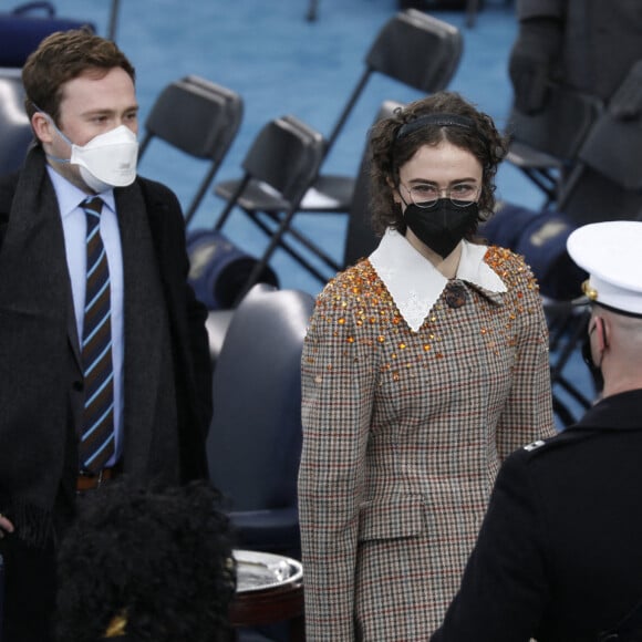 Ella Emhoff lors de l'investiture de Kamala Harris, le 20 janvier 2021. @William Bretzger-USA TODAY/ABACAPRESS.COM