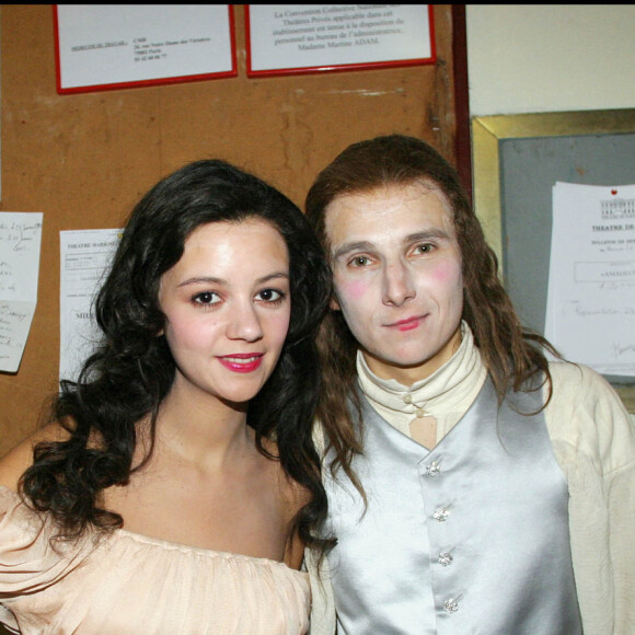 Marie-Julie Baup et Lorànt Deutsch - Générale de la pèce "Amadeus" au Théâtre de Paris.