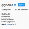 Gigi Hadid a révélé le prénom de sa fille dans sa bio Instagram.