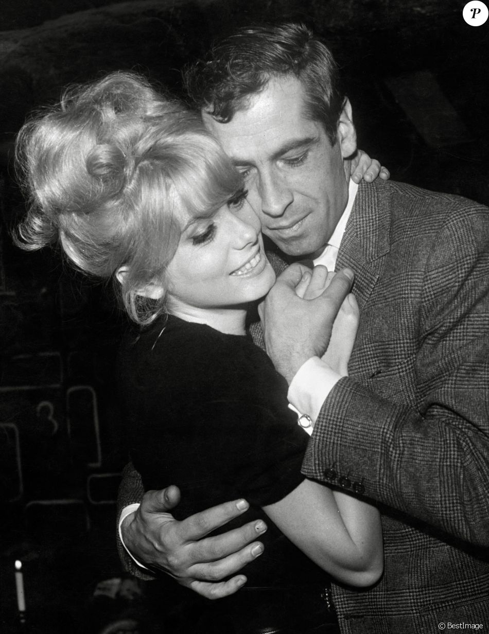 Catherine Deneuve et Roger Vadim, 1965.